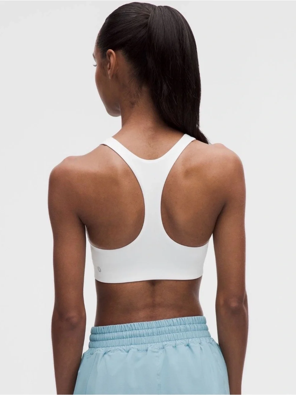 lululemon athletica White Racerback Sports Bra